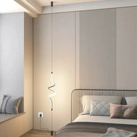 Lampadaire LED Noir Moderne | Marco Lucetti