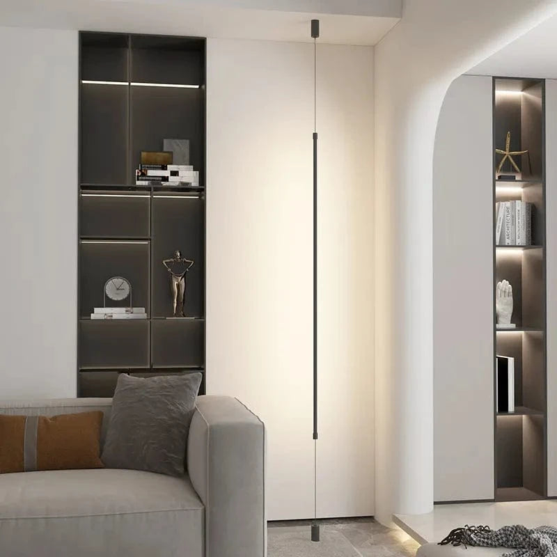 Lampadaire LED Noir Moderne | Marco Lucetti