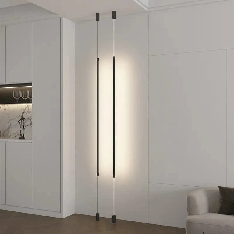 Lampadaire LED Noir Moderne | Marco Lucetti