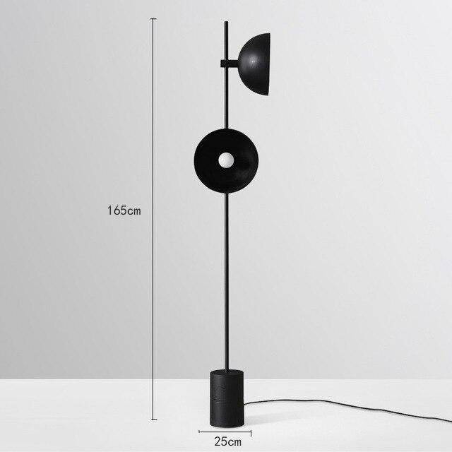Lampadaire LED noir moderne | Marco Lucetti B