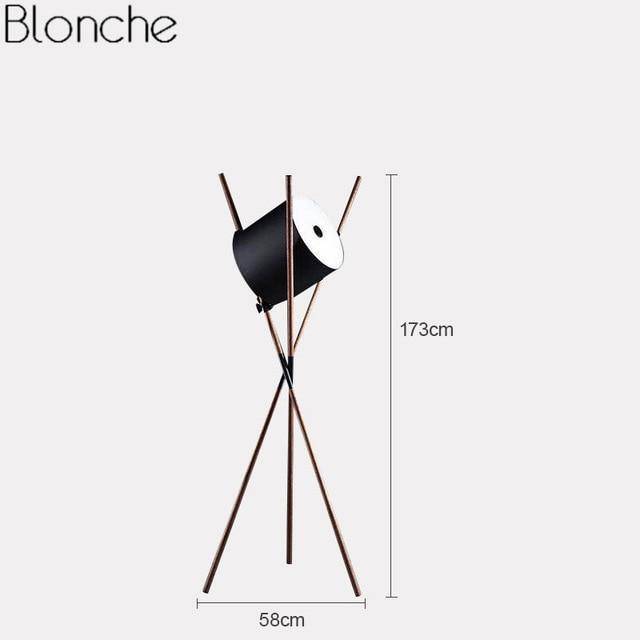 Lampadaire LED Nordic Tripod | Marco Lucetti Lampadaire - Noir