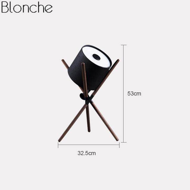 Lampadaire LED Nordic Tripod | Marco Lucetti Lampe - Noir