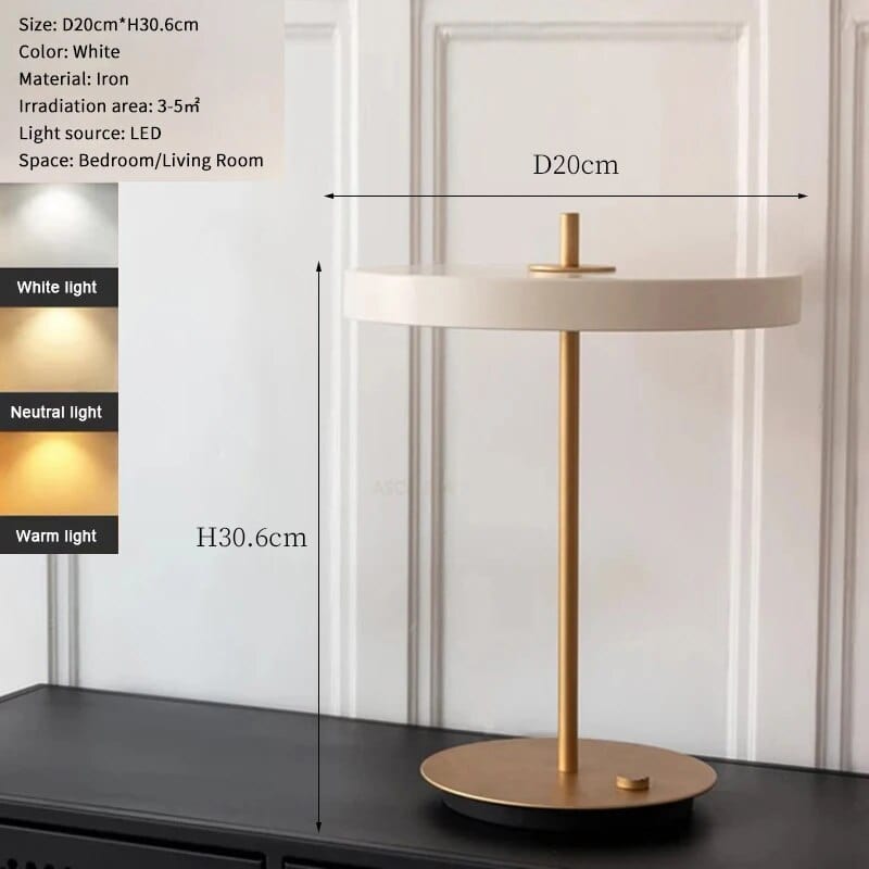 Lampadaire LED Nordik - Éclairage Intérieur Personnalisé | Marco Lucetti A blanc / Blanc froid