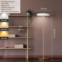 Lampadaire LED Nordik - Éclairage Intérieur Personnalisé | Marco Lucetti B Blanc / Blanc froid