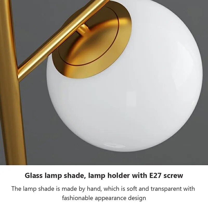 Lampadaire LED Nordic Triple