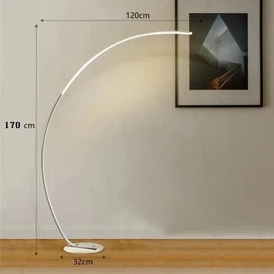 Lampadaire LED Nordique Moderne Arc-Ease. | Marco Lucetti Blanc / Lumière blanche Pas de RC