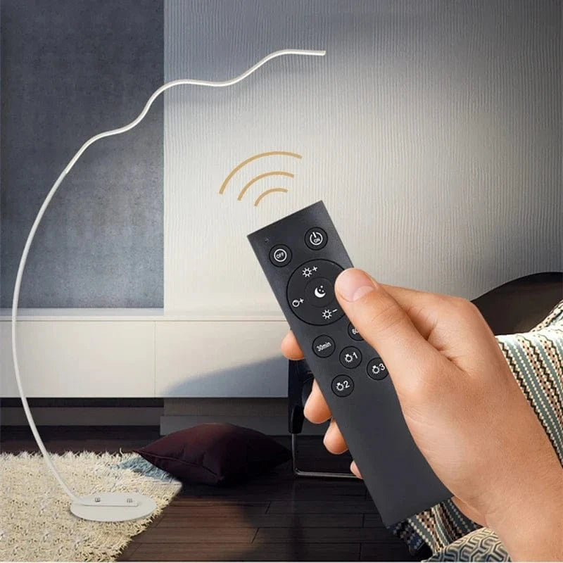 Lampadaire LED Ondulé avec Télécommande | Marco Lucetti