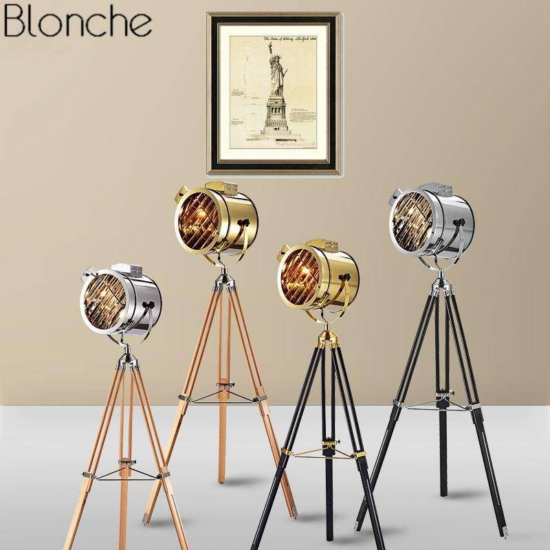 Lampadaire LED Projecteur Tripode en Métal | Marco Lucetti