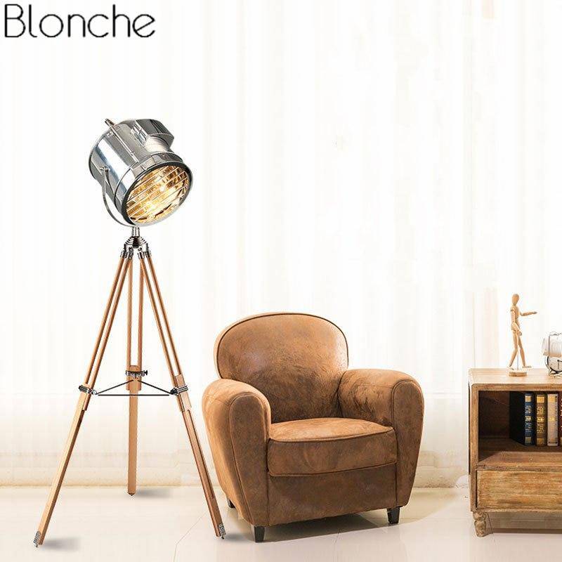 Lampadaire LED Projecteur Tripode en Métal | Marco Lucetti