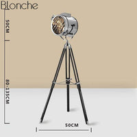 Lampadaire LED Projecteur Tripode en Métal | Marco Lucetti A