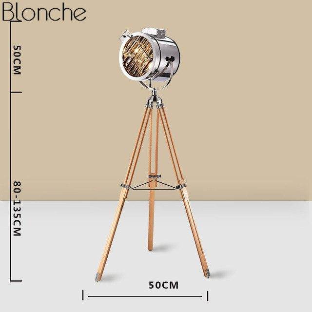 Lampadaire LED Projecteur Tripode en Métal | Marco Lucetti B