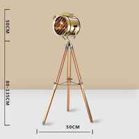 Lampadaire LED Projecteur Tripode en Métal | Marco Lucetti D