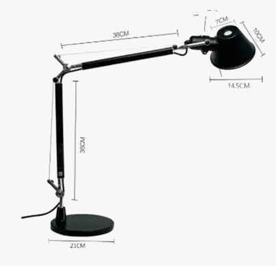 Lampadaire LED rétro design nordique pour hôtel et bureau | Marco Lucetti