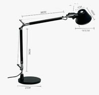 Lampadaire LED rétro design nordique pour hôtel et bureau | Marco Lucetti