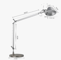 Lampadaire LED rétro design nordique pour hôtel et bureau | Marco Lucetti