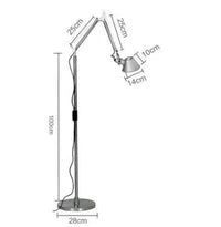 Lampadaire LED rétro design nordique pour hôtel et bureau | Marco Lucetti Lampadaire Argent S