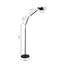 Lampadaire LED rétro design nordique pour hôtel et bureau | Marco Lucetti Lampadaire Noir L