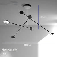 Lampadaire LED Rotatif Minimaliste pour Lecture | Marco Lucetti F / Lumière chaude