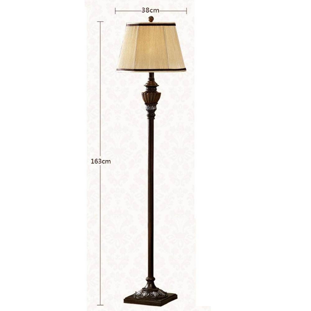 Lampadaire LED Rustique en Bois et Tissu | Marco Lucetti