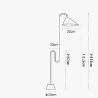 Lampadaire LED Scandinave "Vintage Sound" d'Ambiance | Marco Lucetti