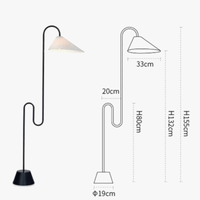 Lampadaire LED Scandinave "Vintage Sound" d'Ambiance | Marco Lucetti