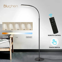 Lampadaire LED SmartTouch avec Télécommande | Marco Lucetti BLANC / CHINE / PRISE AMÉRICAINE