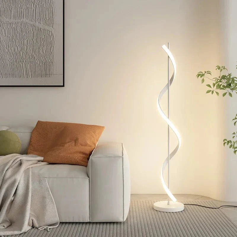 Lampadaire LED Spiralé Épuré | Marco Lucetti
