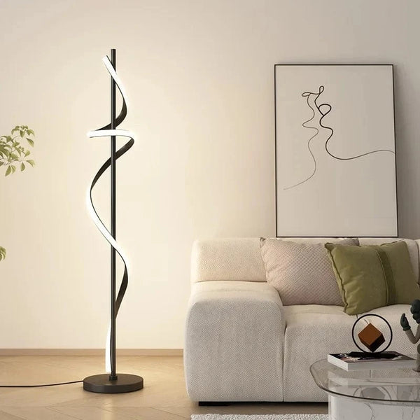 Lampadaire LED Spiralé Épuré | Marco Lucetti