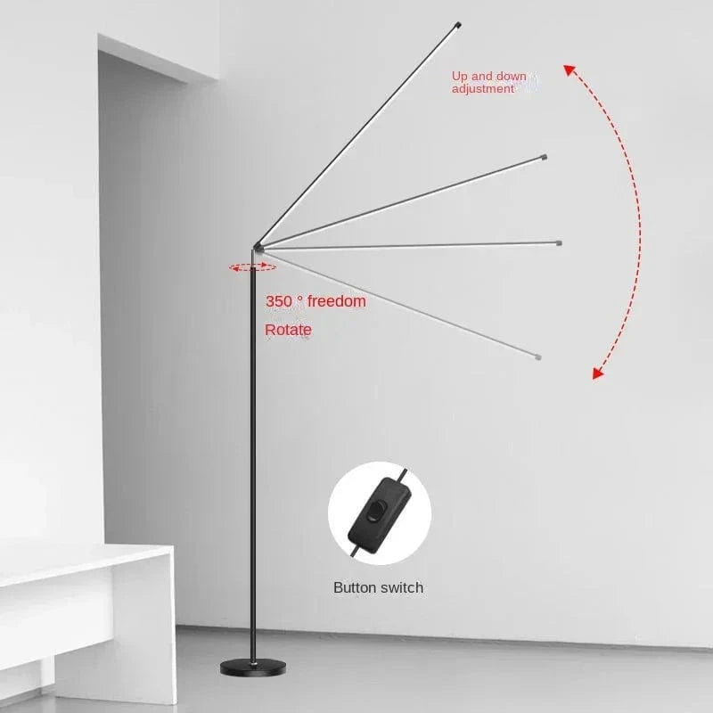 Lampadaire LED Super lumineux - Lampe de lecture Minimaliste | Marco Lucetti