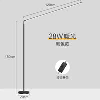Lampadaire LED Super lumineux - Lampe de lecture Minimaliste | Marco Lucetti Lumières chaudes de 120 cm