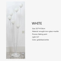 Lampadaire LED Trapézium Moderne Minimalist | Marco Lucetti Blanc / Lumière chaude