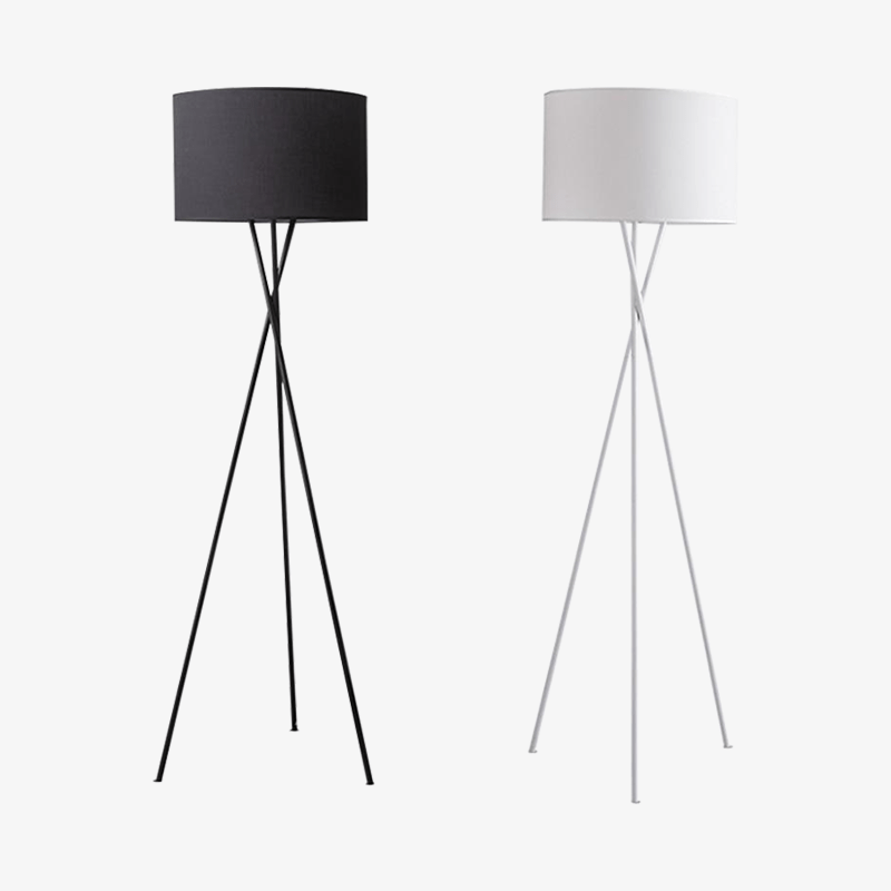 Lampadaire LED Tripod Design - Noir ou Blanc | Marco Lucetti