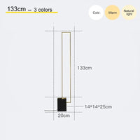 Lampadaire Minimaliste pour Bureau/Etude | Marco Lucetti 133 cm