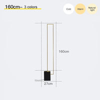 Lampadaire Minimaliste pour Bureau/Etude | Marco Lucetti 160 cm