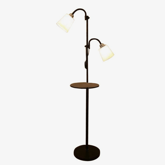 Lampadaire moderne à deux lampes ajustables : Design Branché | Marco Lucetti