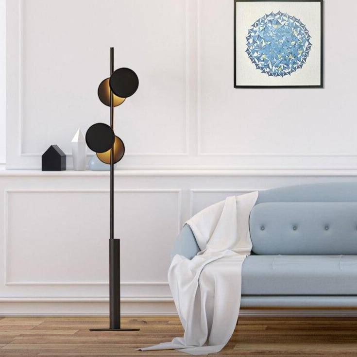 Lampadaire Moderne à LED - Métal Circulaire | Marco Lucetti