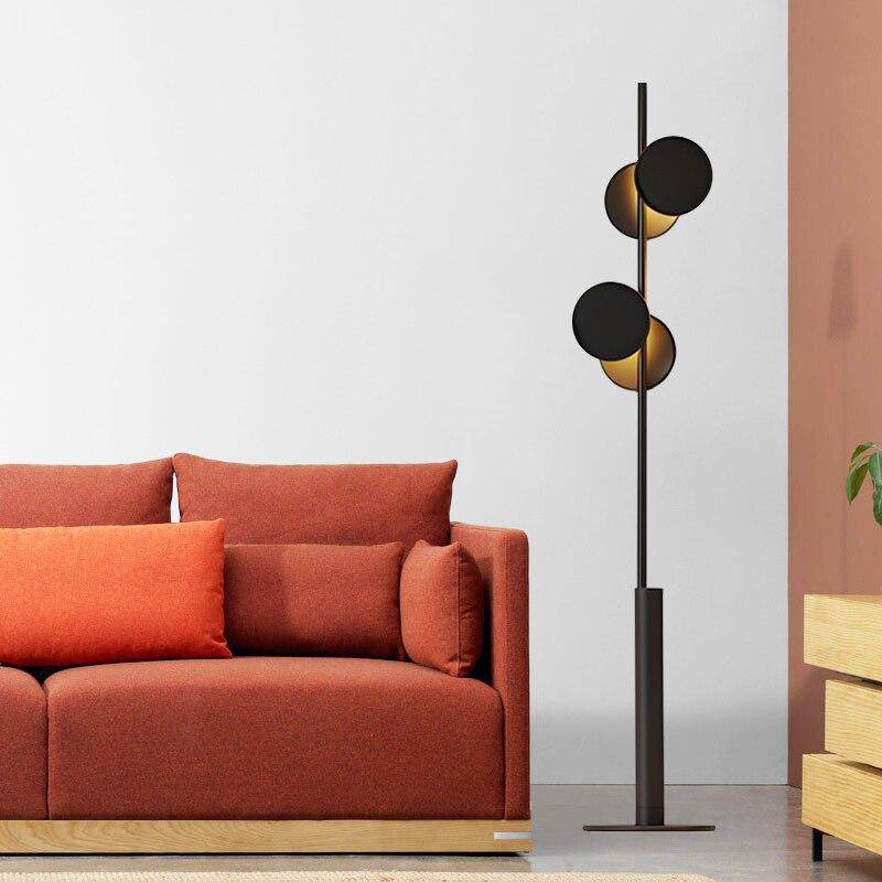 Lampadaire Moderne à LED - Métal Circulaire | Marco Lucetti