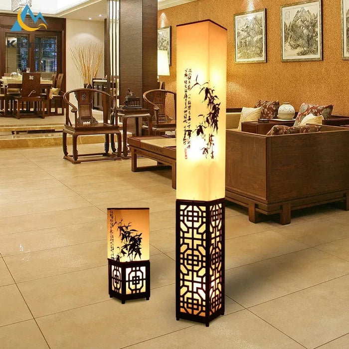 Lampadaire Moderne en Bois Massif LED | Marco Lucetti