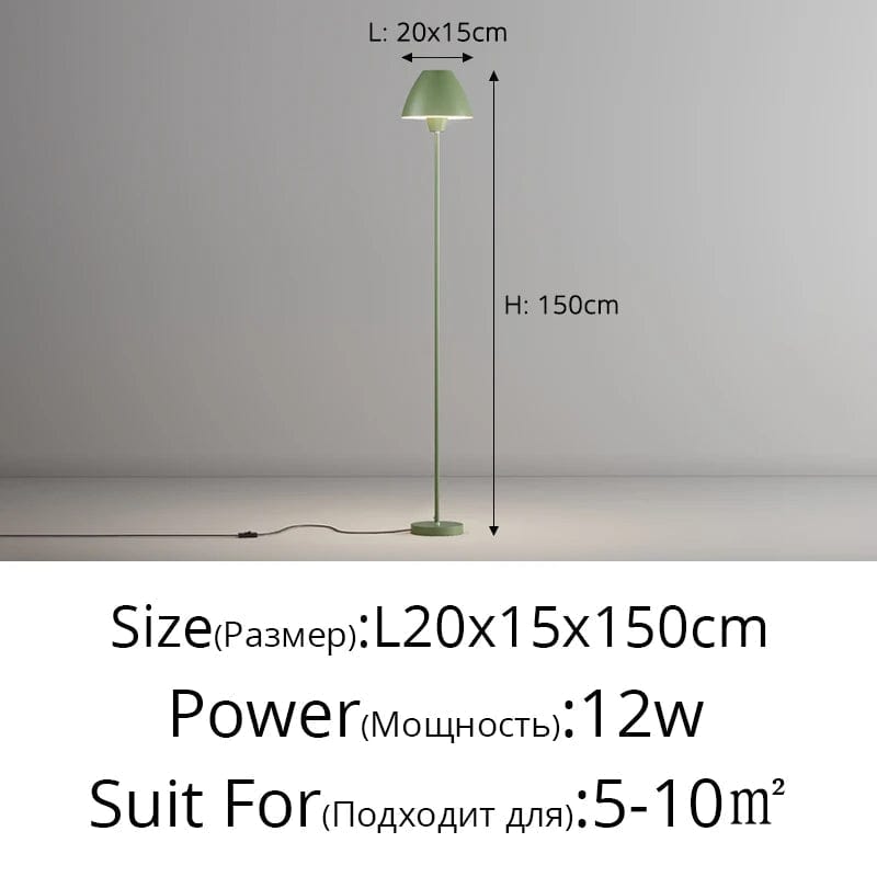 Lampadaire moderne en fer forgé sur pied avancé - Élégance contemporaine | Marco Lucetti