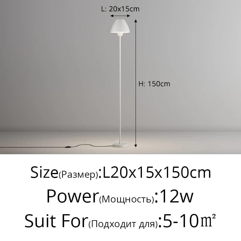 Lampadaire moderne en fer forgé sur pied avancé - Élégance contemporaine | Marco Lucetti