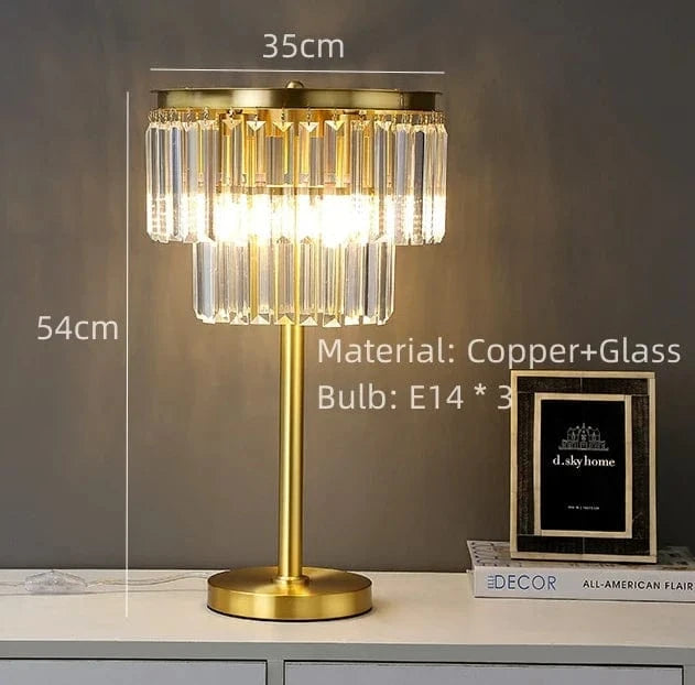 Lampadaire moderne en verre et cuivre pour hôtels et bureaux | Marco Lucetti Modèle A / Lumière naturelle