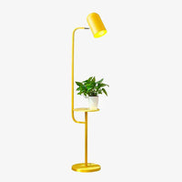 Lampadaire LED Coloré avec Table Moderne