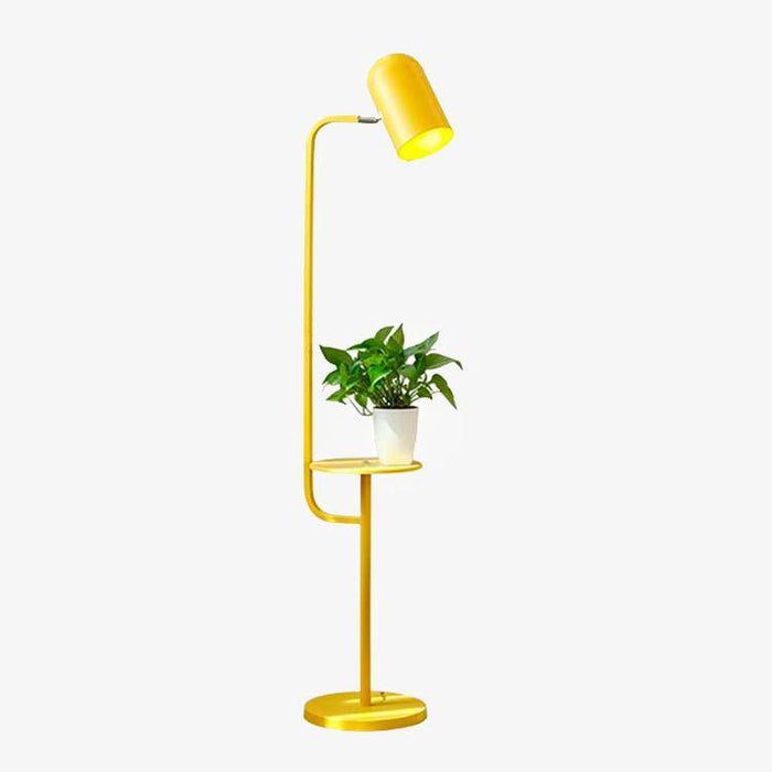 Lampadaire LED Coloré avec Table Moderne