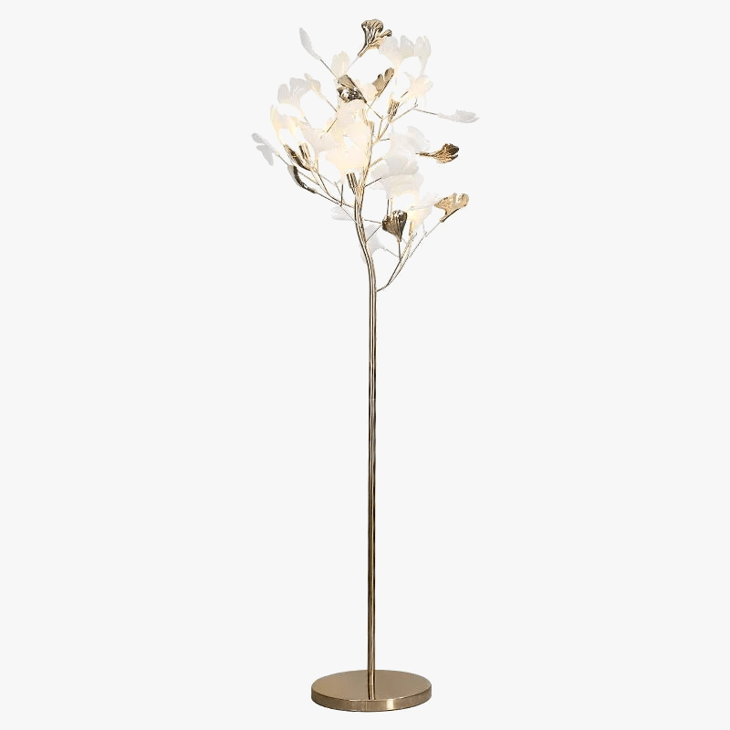 Lampadaire moderne nordique LED Ginkgo Flower | Marco Lucetti