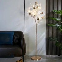 Lampadaire moderne nordique LED Ginkgo Flower | Marco Lucetti