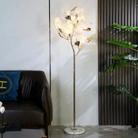 Lampadaire moderne nordique LED Ginkgo Flower | Marco Lucetti