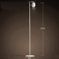 Lampadaire Nordic avec lampes dirigeables | Marco Lucetti Blanc - 1 lampe