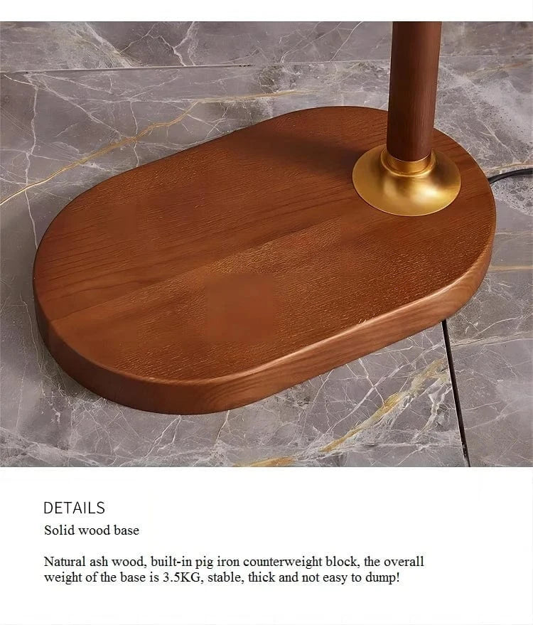 Lampadaire nordique en bois massif de qualité supérieure | Marco Lucetti