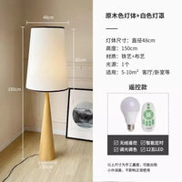 Lampadaire Nordique en Bois Wabi-sabi Japonais | Marco Lucetti