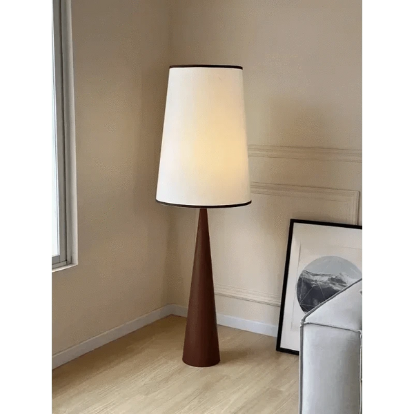 Lampadaire Nordique en Bois Wabi-sabi Japonais | Marco Lucetti